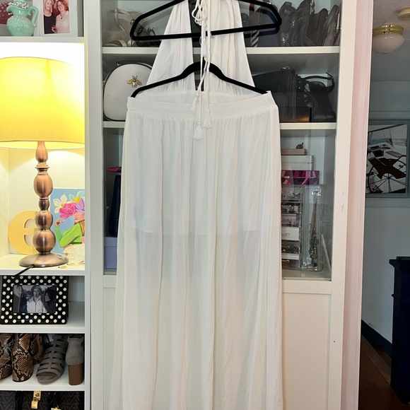 Cupshe Elegant White Halter Swim Coverup - Picture 4 of 6